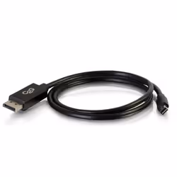 C2G 1m Mini DisplayPort to DisplayPort Adapter Cable 4K UHD - Black, 1 m, Mini DisplayPort, DisplayPort, Male, Male, Black