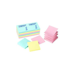 3M Company MMM Highland Pop-Up Notes 3 X 3 Asted Pastel 12 Pads