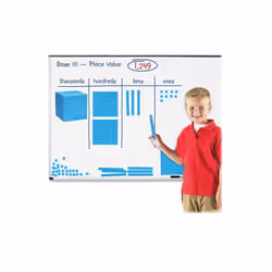 Learning Resources Giant Magnetic Base Ten Set - 131 Piece