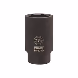 Stanley Tools DWMT75139OSP Impact 0.75 Drive Socket, 1.437
