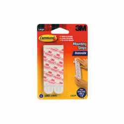 3M 17023P Command Large Mounting Strips, 6 Count