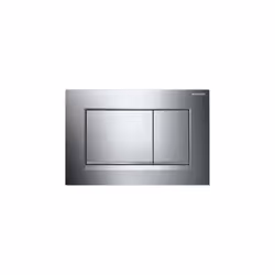 Geberit  Dual Flush Plate, Sigma - Chrome Gloss & Chrome Matte