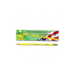 Dixon DIX Dixon Ticonderoga Woodcase Pencil  B no.1  Yellow Barrel  Dozen  DZ - DIX