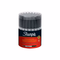 Sharpie Marker Black Fine 36 Ct Canister