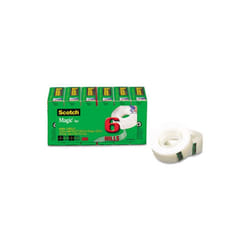 3M  3/4&quot; x 28 Yards Magic Tape Refill - 6 per Pack