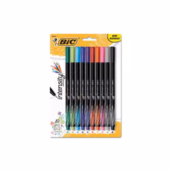 Bic Corporation Intensity Marker Pen, Assorted Ink, 10 Per Pack