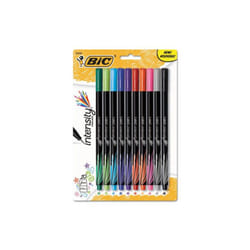 Bic Corporation  Intensity Marker Pen, Assorted Ink, 10 Per Pack
