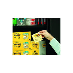 3M Company MMM65418CP Sticky note Notes In Cabinet Packs 33 Canary Yellow 18 Pads