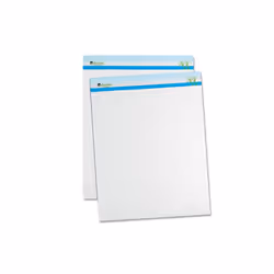 Universal Sugarcane Based Easel Pads 1 Inch Rule 27 x 34 White 2 50-Sheet Pads/Pack