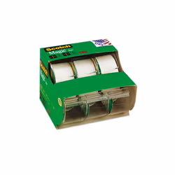 3M  Magic Office Tape  Refillable Dispenser  3/4   x 8 yards  Three per Box