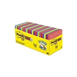 3M  Super Sticky Notes Cabinet Pack, 3 x 3, Assorted Jewel Colors, 24 70-Sheet Pads