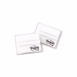 3M Durable File Tabs 2 x 1 1/2 White 50/Pack