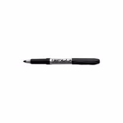 Bic Corporation Mark-it Permanent Markers, Fine Point, Black, 24/Pack