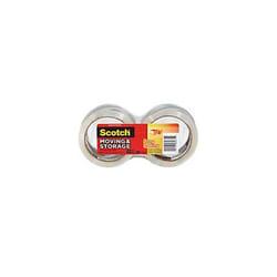 3m  3m  1.88 in. X 163 ft. Long Lasting Moving & Storage Scotch Packaging Tape 2 Cou