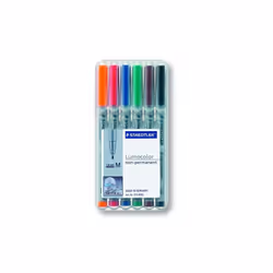 Staedtler ST 313 WP6 Overhead pen Lumocolor, S permanent 6 pieces