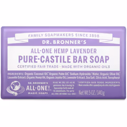 Dr. Bronner's Organic All-One Hemp Lavender Pure-Castile Soap Bar