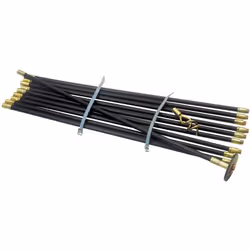Draper 23540 Polypropylene Drain Rod Set, 9m, 109cm x 10cm x 10cm, Blue, Pack of 12