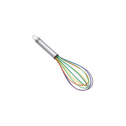 KUHN RIKON 22265 Whisk, Small 8" / 22 cm, Silicone, Rainbow-Coloured