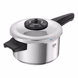 KUHN RIKON Duromatic Classic Neo, 3.5 L, Ceramic, Electric, Gas, Halogen, Induction, Black, Stainless steel, 20 cm, Plastic, ...