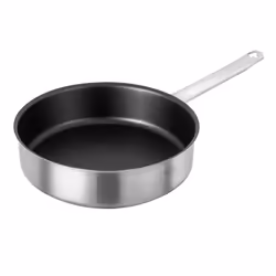 KUHN RIKON Montreux frying pan coated high wall 24 cm | SLEEVE, Round, Saute pan, Black, Stainless steel, Titanium, 250 °C, S ...