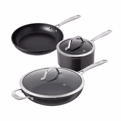 KUHN RIKON Easy Pro, Mixed set, Black, Silver, Aluminium, Titanium, Silver, Glass