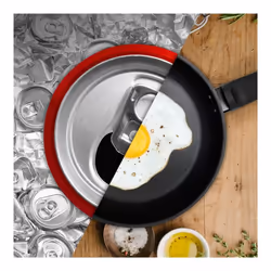 KUHN RIKON New Life, Round, Black, 150 °C, Aluminium, Ceramic, Gas, Halogen, Induction, Sealed plate, Switzerland