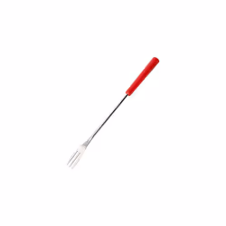 32206 Cheese Fondue Forks Swiss Cross 6 Pieces Stainless Steel SilverRed 265 x 15 x 15 cm