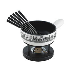 KUHN RIKON Cheese fondue set induction Alpine Meadow Ø 23 cm
