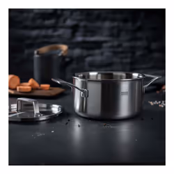 KUHN RIKON CULINARY FIVEPLY SET · Saucepan 1.7L + Pot 3.4 L + Frypan Ø 24 cm