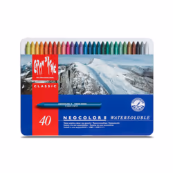 Caran d-Ache Neocolor Wax pastel Hard Multicolour 40 pc(s)