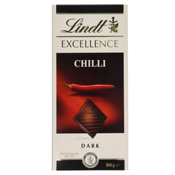 Lindt Excellence Chilli Dark Chocolate, 100g