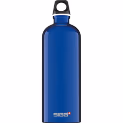 SIGG 1.0 L Traveller, 1000 ml, Blue, Screw lid, Plastic, Aluminium, 257 mm
