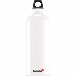 SIGG 1.0 L Traveller, 1000 ml, White, Screw lid, Plastic, Aluminium, 257 mm