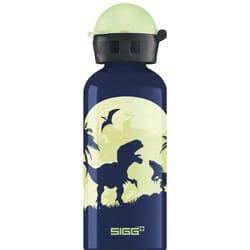 SIGG Kids Water Bottle Glow Moon Dinos vacuum flask 0.4 L Blue, Yellow