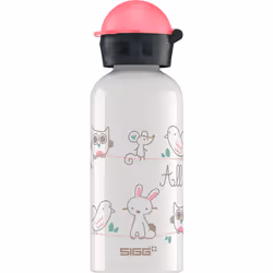 SIGG - Kids Water Bottle - All My Friends - Leakproof - Lightweight - BPA Free - Aluminum - 13 Oz