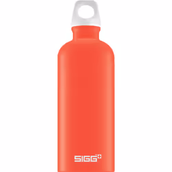 SIGG Lucid Scarlet Touch, 600 ml, Daily usage, Orange, White, Aluminium, 215 mm, 7.1 cm