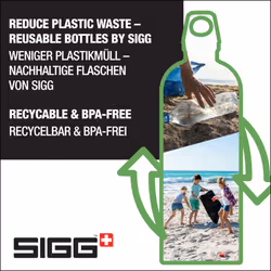 SIGG - Recycled Metal Water Bottle - Traveller - Made in Switzerland - Carbonated Drinks - BPA-Free - 20 Oz