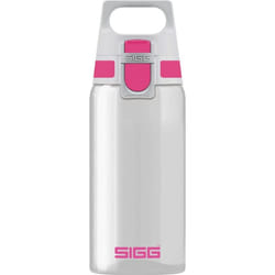 SIGG - Tritan Water Bottle - Total Clear ONE Berry - Suitable For Carbonated Beverages - Dishwasher Safe - Leakproof - Lightweight - Scratch Resistant