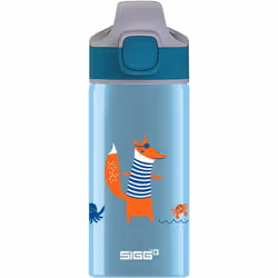 SIGG Fox and Friends Children's Drinking Bottle (0.4 L), BPA-free Kids Water Bottle with Non-spill Lid, Lightweight Children' ...