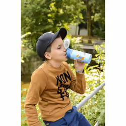 SIGG Fox and Friends Children's Drinking Bottle (0.4 L), BPA-free Kids Water Bottle with Non-spill Lid, Lightweight Children's Bottle Made of Polyprop