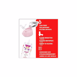 - Aluminium Kids Water Bottle - Miracle Fairy - With Straw - Leakproof - Lightweight - BPA Free - Scratch & Break