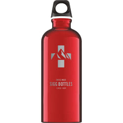 SIGG - Aluminum Water Bottle - Traveller Red & White - Swiss Design - with Screw Cap - Leakproof  Lightweight - BPA Free - 20 Oz