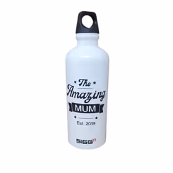SIGG Drinking Bottle White "The Amazing MUM" 500ml - 8846.0 Mum+1 No.31/33