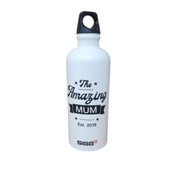 SIGG Drinking Bottle White "The Amazing MUM" 500ml - 8846.0 Mum+1 No.31/33