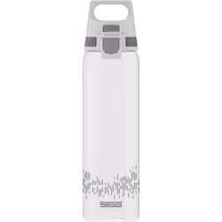 Total Clear ONE MyPlanet Water Bottle (0.75 L), Leak-proof and BPA Free Water Bottle, Unbreakable Sports Flask Made of Tritan ...