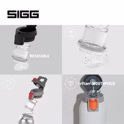 SIGG - Insulated Thermo Flask Hot & Cold ONE Light - With Fruit Filter - Leakproof - BPA-Free 18/8 Stainless Steel 19Oz