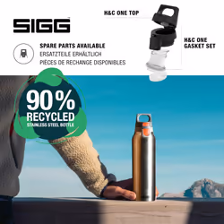 SIGG - Insulated Thermo Flask Hot & Cold ONE Light - With Fruit Filter - Leakproof - BPA-Free 18/8 Stainless Steel 19Oz - Additional view 4