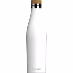 SIGG Meridian White, 500 ml, Daily usage, White, Bamboo, Stainless steel, Monochromatic, China