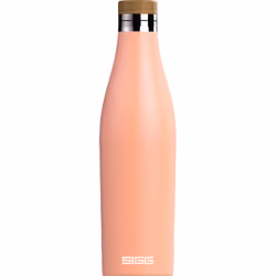SIGG Meridian Shy Pink, 500 ml, Daily usage, Pink, Bamboo, Stainless steel, Monochromatic, China