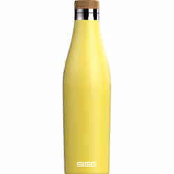 SIGG Meridian Ultra Lemon, 500 ml, Daily usage, Yellow, Bamboo, Stainless steel, Monochromatic, China